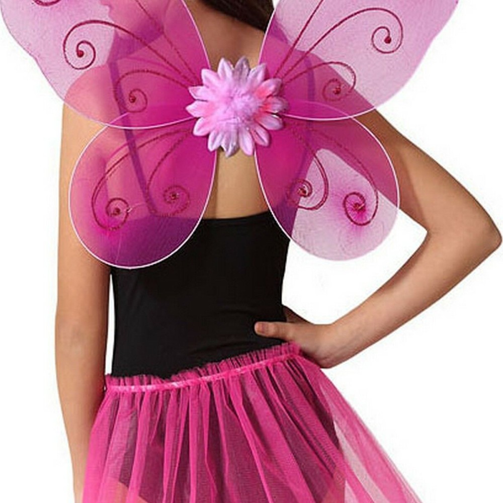 Ailes de Papillon Fuchsia Fée