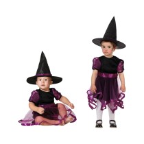 Verkleidung für Babys Lila Hexe