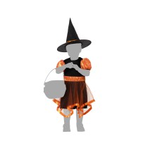 Verkleidung für Babys Orange Hexe
