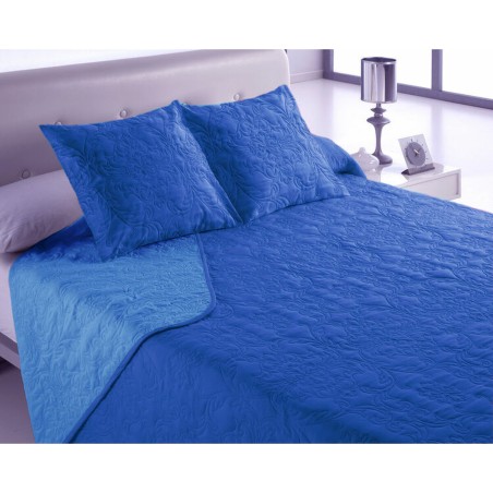 Steppdecke Hosteline VEGAS Blau King size (3 Stücke)