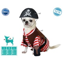Dog Costume L Pirate