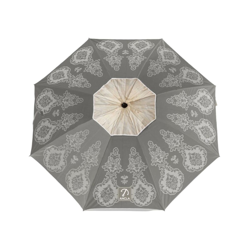 Parasol de plage Gris Ø 200 cm SPF50+ Boho