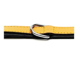 Dog collar Gloria Padded Yellow (45 x 2 cm)