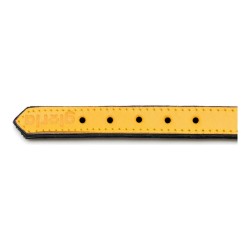 Dog collar Gloria Padded Yellow (45 x 2 cm)