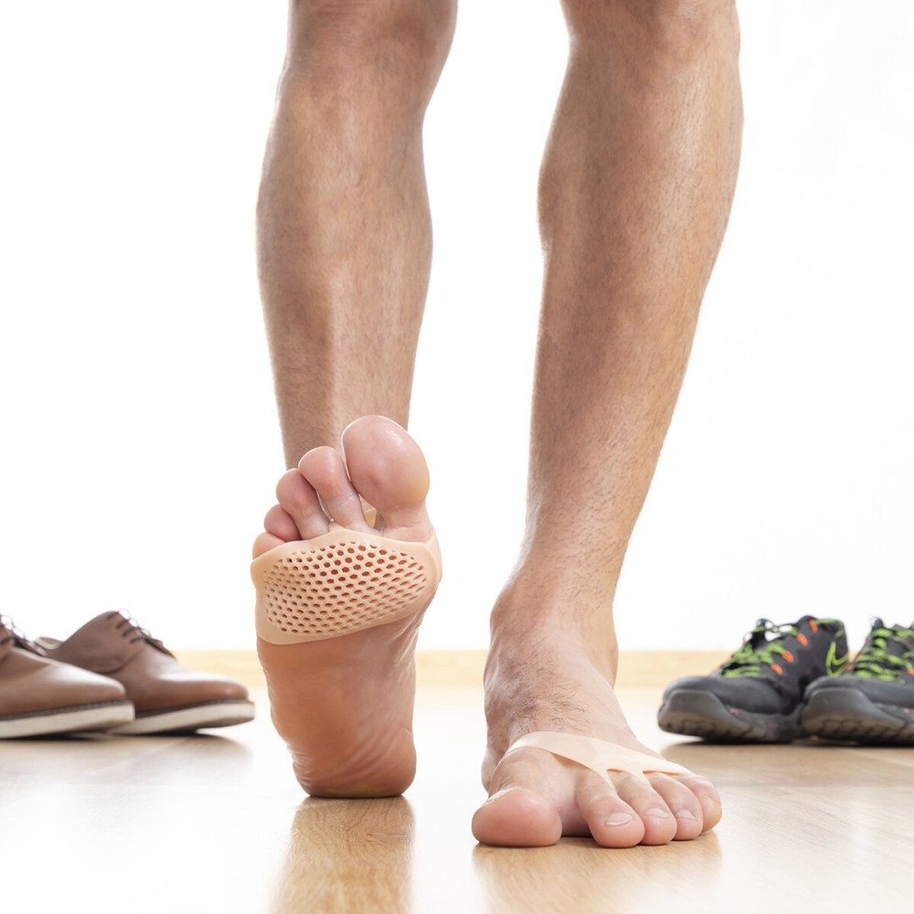 Coussins Métatarsiens en Gel de Silicone SilStep InnovaGoods 2 Unités