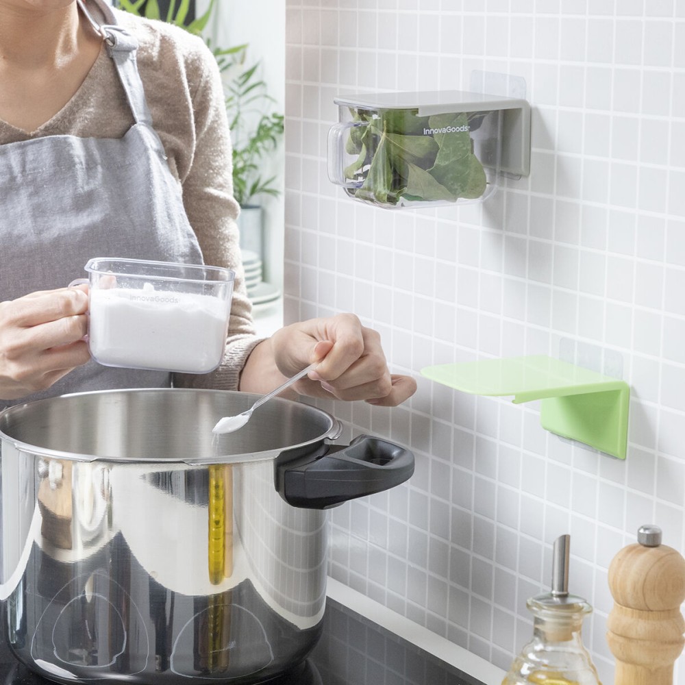 Récipients de Cuisine Adhésifs Amovibles Handstore InnovaGoods 2 Unités