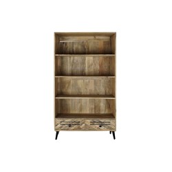 Étagère DKD Home Decor Noir Métal Brun foncé Bois de manguier 100 x 40 x 180 cm