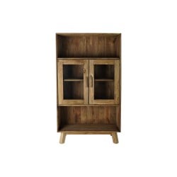 Regal DKD Home Decor Kristall natürlich Recyceltes Holz 4 Regale (90 x 40 x 160 cm)