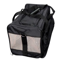 Sac en bandoulière pour animaux de compagnie Gloria Trip Noir Pliable 52 x 30 x 30 cm