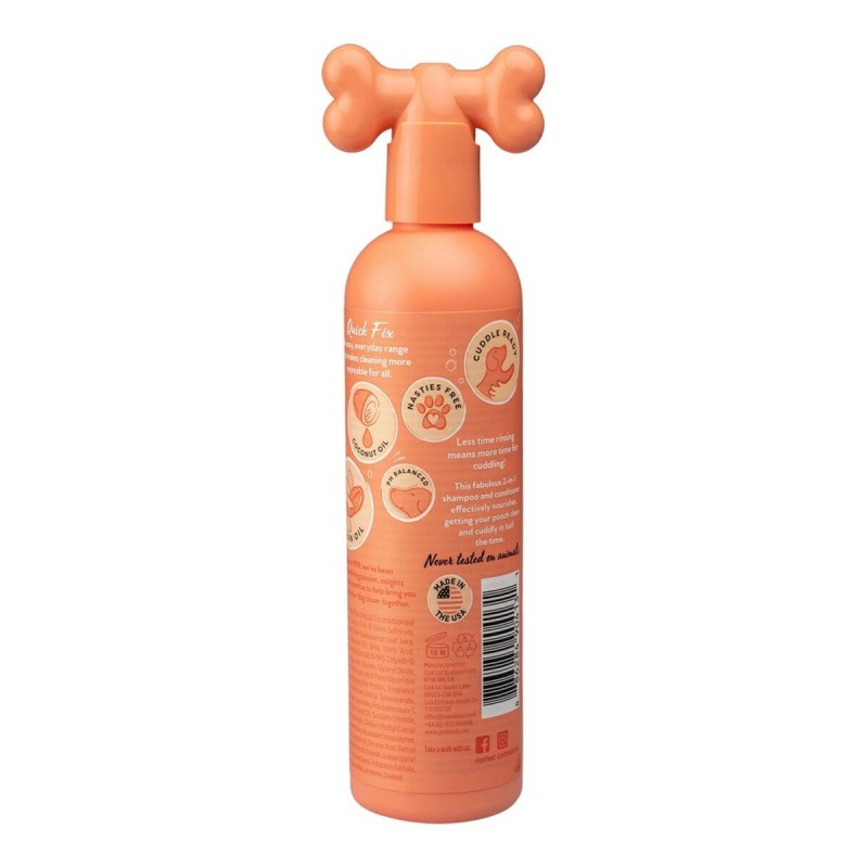 2-in-1 shampooing et après-shampooing Pet Head Quick Fix Pêche