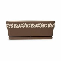 Planter Stefanplast Cloe Brown Plastic 49,5 x 17 x 19 cm (12 Units)
