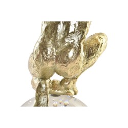 Deko-Figur DKD Home Decor Kristall Gold Harz Herren (28 x 12 x 38 cm)