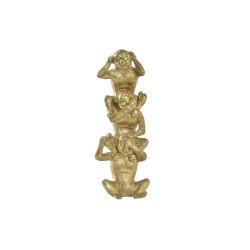 Deko-Figur DKD Home Decor Gold Affen 9 x 7 x 25 cm