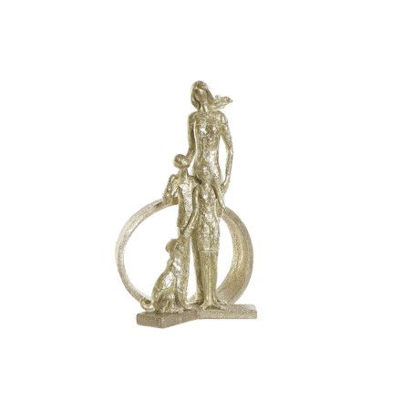 Deko-Figur DKD Home Decor Gold Harz Moderne Familie (26 x 14,5 x 39 cm)