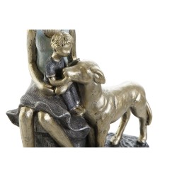 Deko-Figur DKD Home Decor Blau Gold Damen 15 x 9,5 x 18 cm