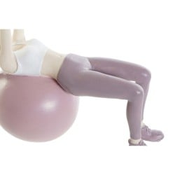 Deko-Figur DKD Home Decor Rosa Yoga Scandi 18,5 x 8 x 17,5 cm