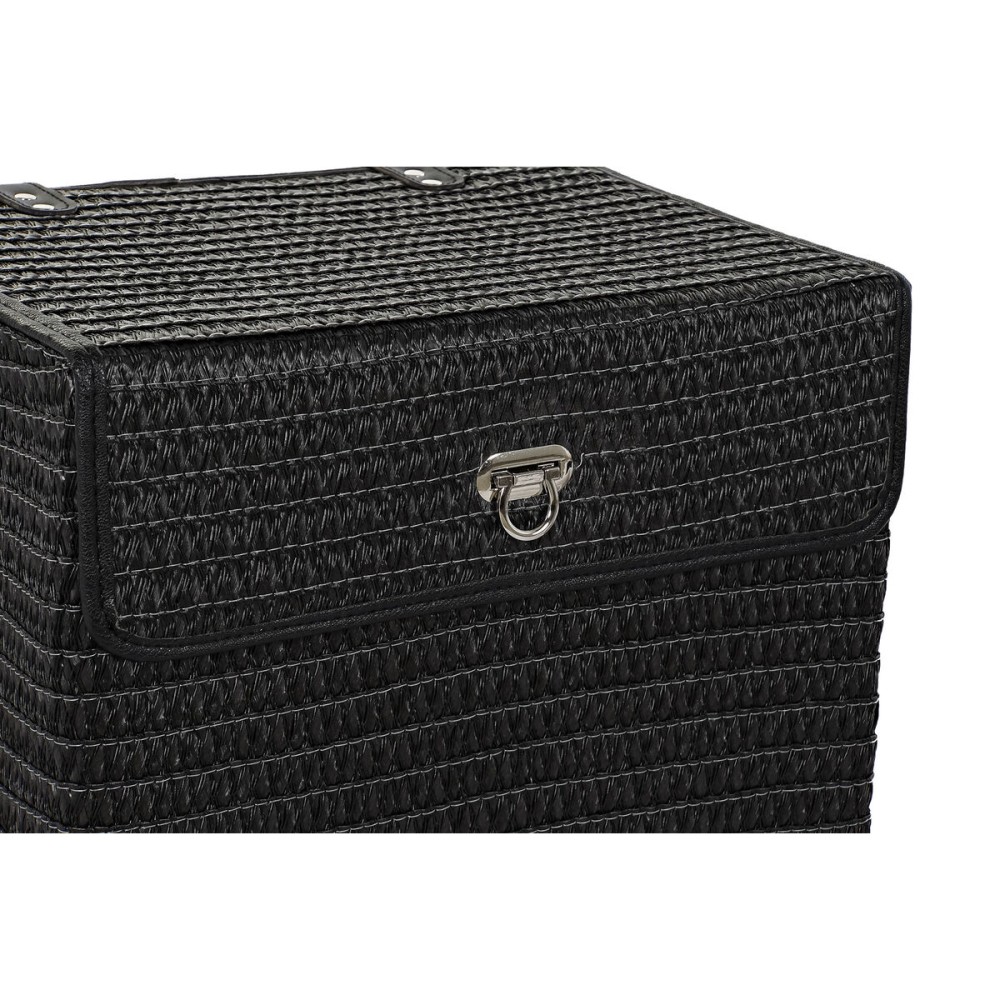 Multi-purpose basket DKD Home Decor White Black polypropylene 45 x 34 x 49 cm 4 Kg