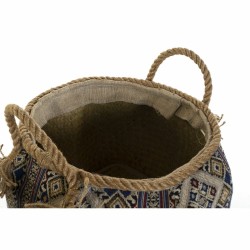 Panier DKD Home Decor 30 x 30 x 30 cm Fibre naturelle Boho (2 Unités)