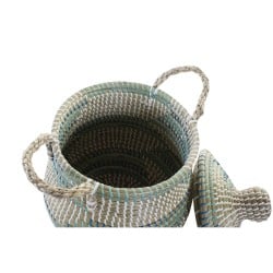 Set de basket DKD Home Decor Tropical (46 x 46 x 56 cm)