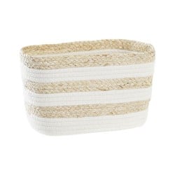 Panier DKD Home Decor 28 x 20 x 18 cm Fibre naturelle