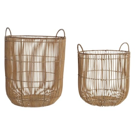 Korb-Set DKD Home Decor Rattan (40 x 40 x 51,5 cm)