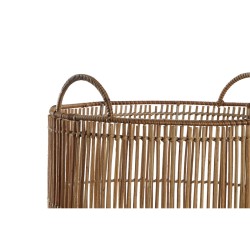 Korb-Set DKD Home Decor Rattan (40 x 40 x 51,5 cm)