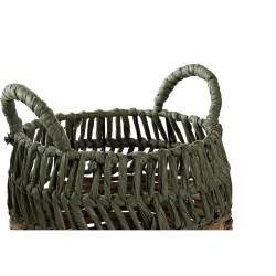 Korb-Set DKD Home Decor Rattan (33 x 33 x 40 cm)