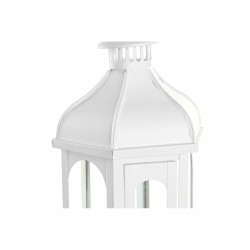 Lantern DKD Home Decor Crystal Metal White (20 x 17 x 55 cm)