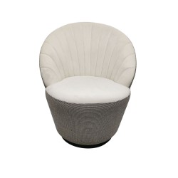 Siège DKD Home Decor 69 x 66 x 85 cm Noir Doré Blanc