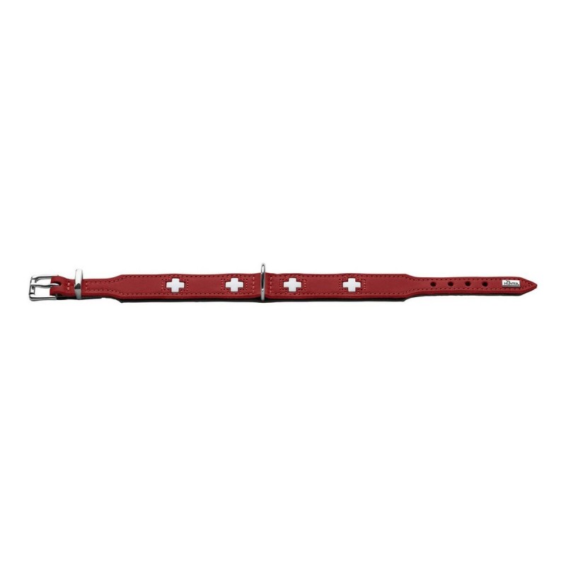 Collier pour Chien Hunter Swiss Rouge/Noir (35-39.5 cm)