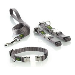 Collier pour Chien Hunter Alu-Strong Gris Taille L (45-65 cm)