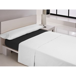 Drap housse Happy Home MIX COLORS Noir Lit 1 persone 105 x 200 + 30 cm