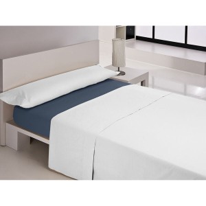 Spannbetttuch Happy Home MIX COLORS Blau Double size 135 x 200 + 30 cm