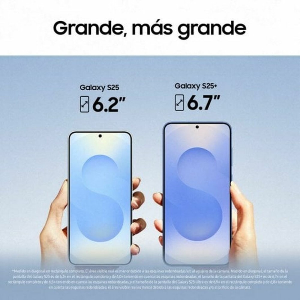 Smartphone Samsung GALAXY S25 6,2" Qualcomm Snapdragon 8 Elite 12 GB RAM 128 GB Gris Argenté