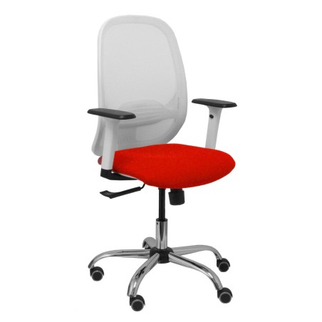 Chaise de Bureau P&C 354CRRP Blanc Rouge