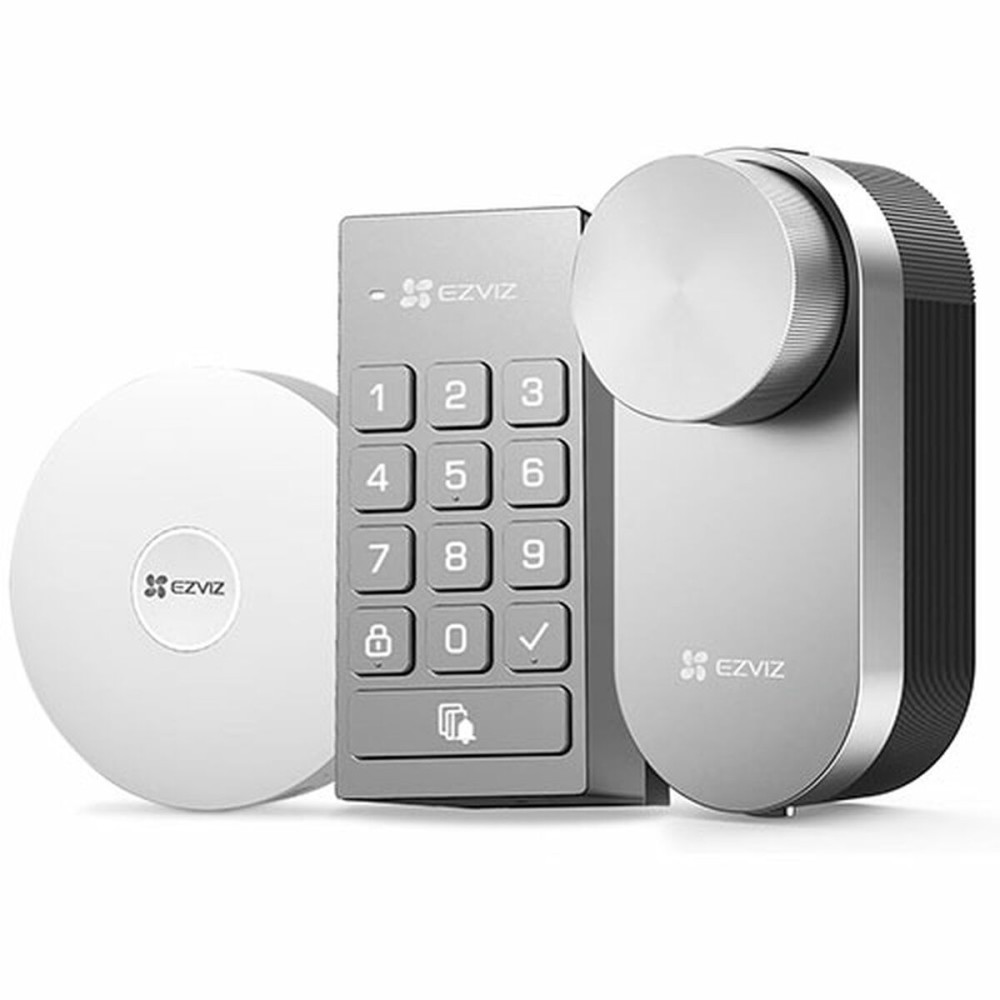 Sicherheitsschloss Ezviz CS-DL01/DL01CP/A3-BK Weiß Grau Aluminium