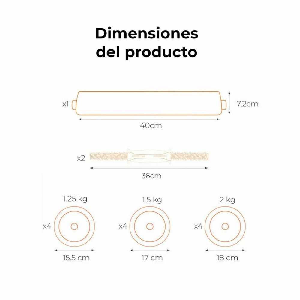 Dumbbells Xiaomi 20 kg 20 kg Black