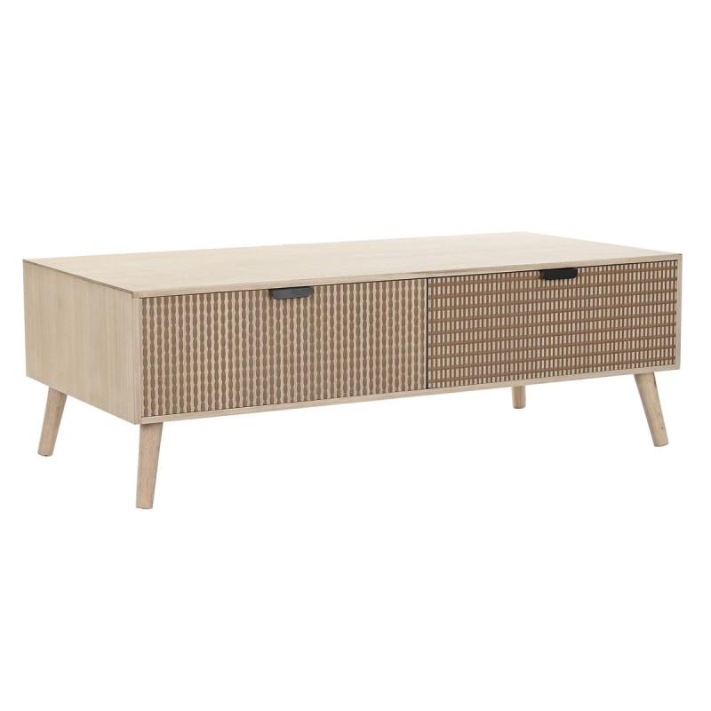 Table Basse DKD Home Decor Marron Bois Sapin Plastique Bois MDF 120 x 60 x 42,5 cm