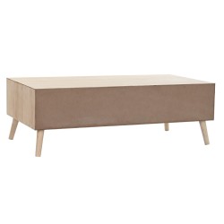 Table Basse DKD Home Decor Marron Bois Sapin Plastique Bois MDF 120 x 60 x 42,5 cm