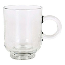 6 Piece Coffee Cup Set Royal Leerdam Sentido Mug Transparent Crystal 6 Pieces (6 Units) (37 cl)