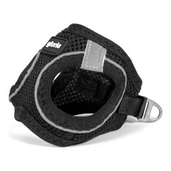 Harnais pour Chien Gloria Air Mesh Trek Star Réglable Noir Taille XXXS (18-20 cm)