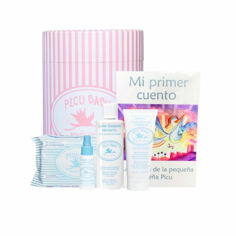 Coffret Bébé Picu Baby Infantil Tambor Rosa New Rose 5 Pièces