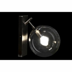 Wall Lamp DKD Home Decor 25W Crystal Silver Metal 220 V (20 x 25 x 27 cm)