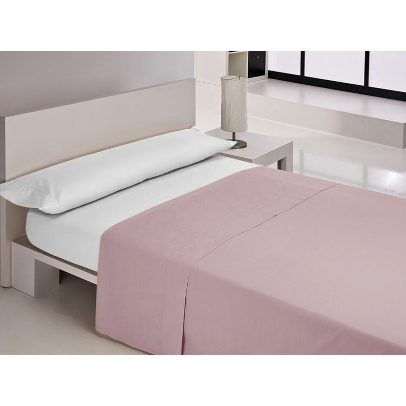 Drap Happy Home MIX COLORS Mauve Gran lit 2 persones