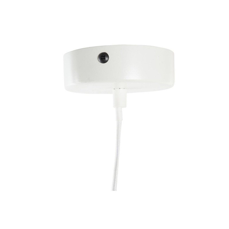 Suspension DKD Home Decor Blanc 50 W (30 x 30 x 30 cm)