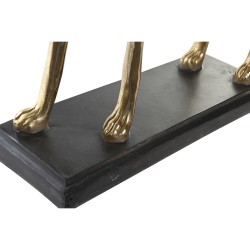 Figurine Décorative DKD Home Decor 44,5 x 17 x 65,5 cm Noir Doré Chien