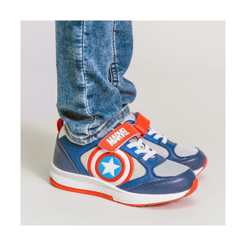 Chaussures de Sport pour Enfants The Avengers Bleu Rouge