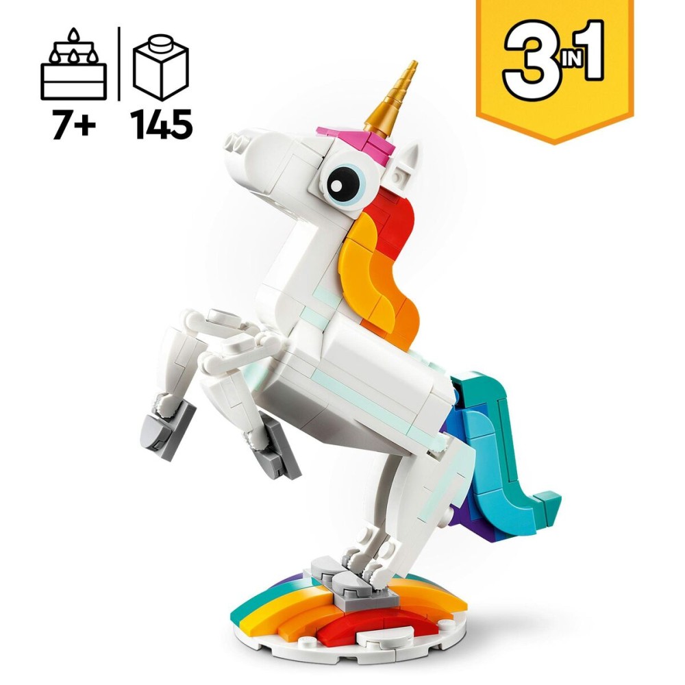 Construction set Lego Creator Magic Unicorn 31140 3-in-1 145 Pieces