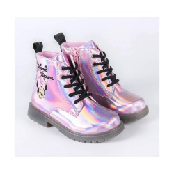 Kids Casual Boots Minnie Mouse Pink LED Lights