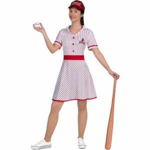 Verkleidung für Erwachsene My Other Me Baseball Vintage Rot